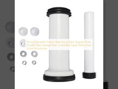 Inodoro suspendido con cisterna empotrada de 35 cm, descarga normal, tubería de aguas residuales recta, inodoro agachado empotrado, accesorios de tornillo fijos