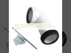 Modernos 90 grados de curvatura tipo P de vapor de la trampa de aguas residuales de cloruro de polivinilo de tubería de HP baño Toilet drenaje WC conector de la bandeja