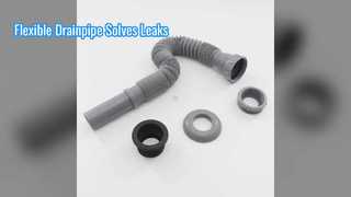 Manguera de drenaje de fregadero duradera, tubo flexible para grifo de lavabo