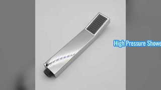 Cabezal de ducha de alta presión que ahorra agua y acabado cromado
