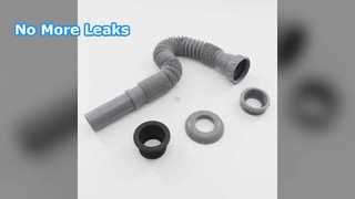 Tubo de drenaje flexible para fregadero de fácil instalación