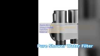 Cabezal de ducha filtrado para agua más limpia